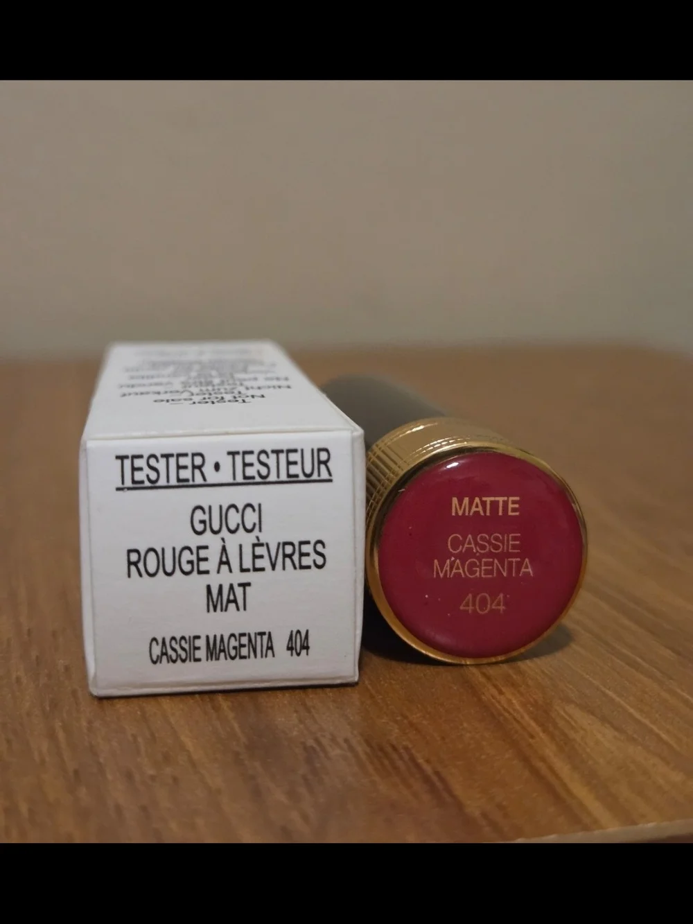 Gucci Matte Lipstick in Magenta